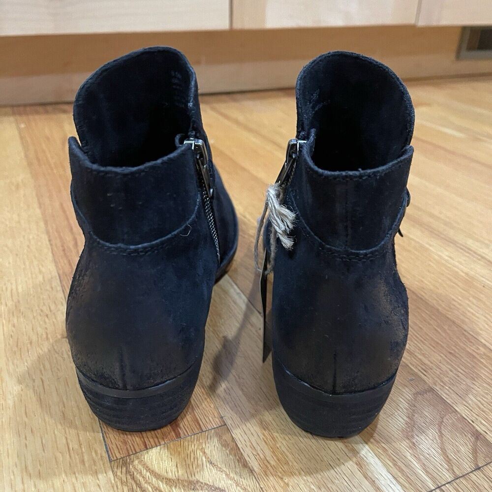 Born Shoes Kimmie Ankle Boots Womens Size 8.5M Black Leather Cushioned NEW - Picture 8 of 16